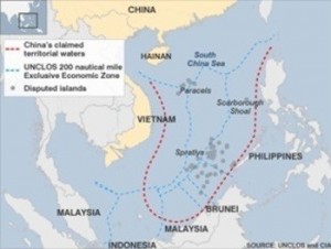 China's claim for territorial water