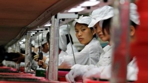 employees in a Chinese manufacturing