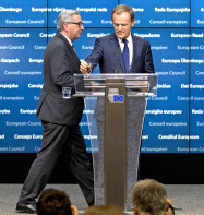 Donald　Tusk　＆　Jean Juncker