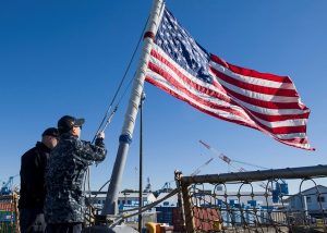 national-flag-of-usa-on-the-destroyer