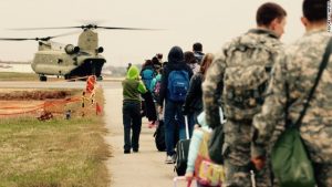 exercise-for-evacuation-about-soldiers-family-to-okinawa-in-s-korea
